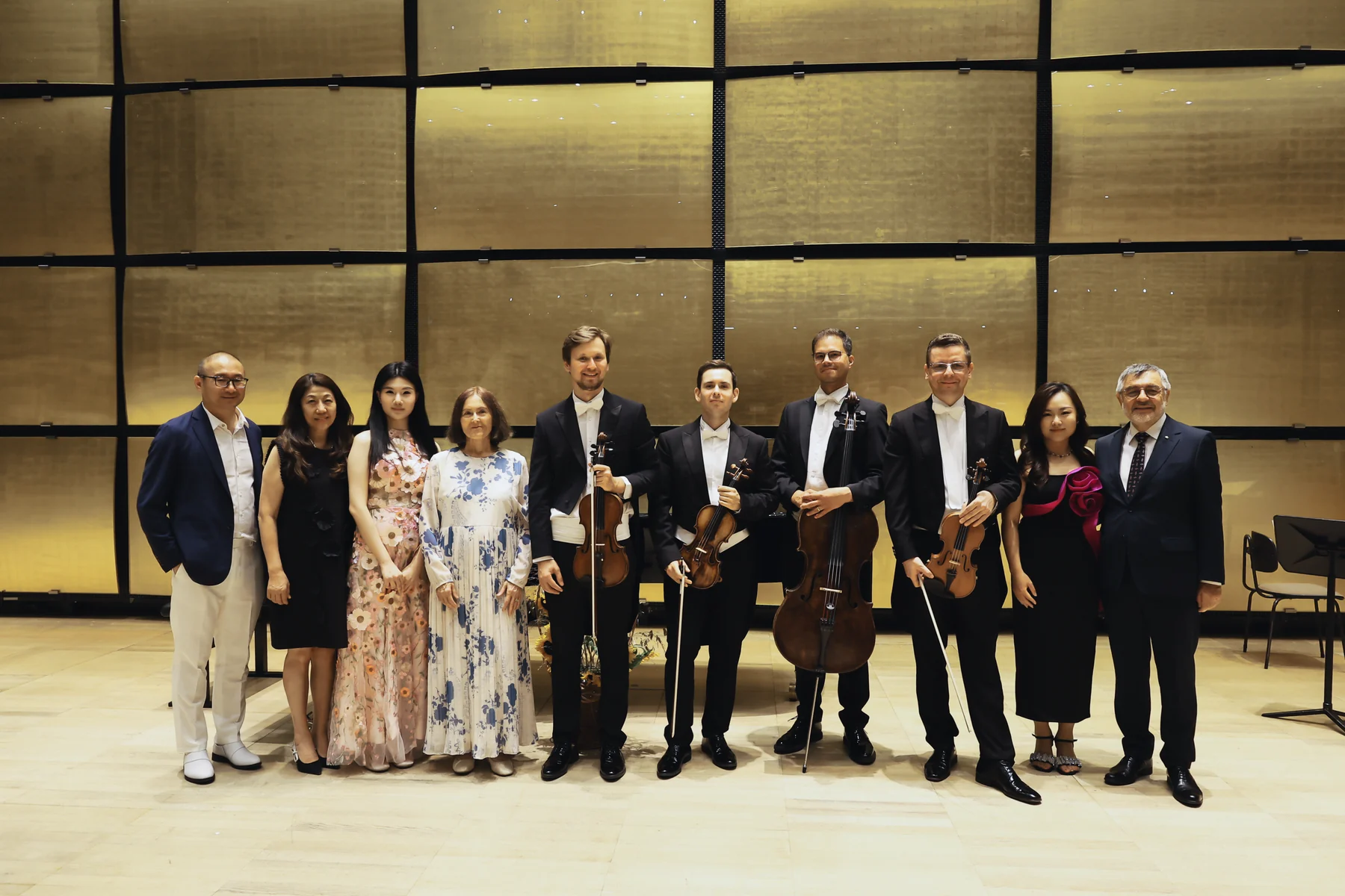 Artists and guests at VIYAF Charity Art Night, Vienna, 16 August 2026.